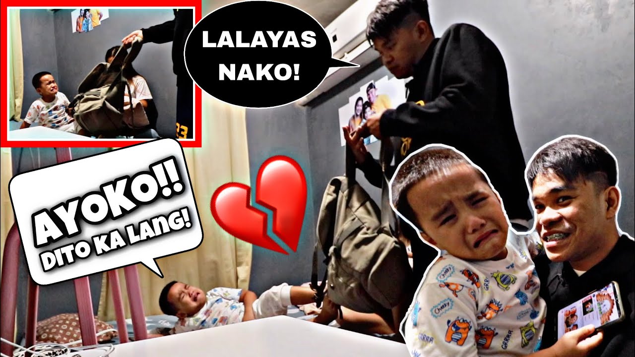 LALAYAS NAKO PRANK KAY CROW (UMIYAK SI CROW)