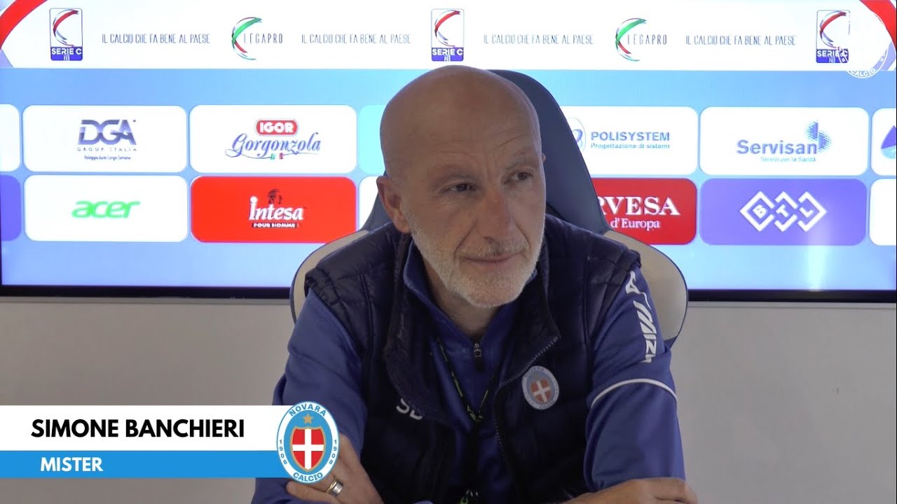 NOVARA-PISTOIESE | Conferenza pre gara di mister Banchieri