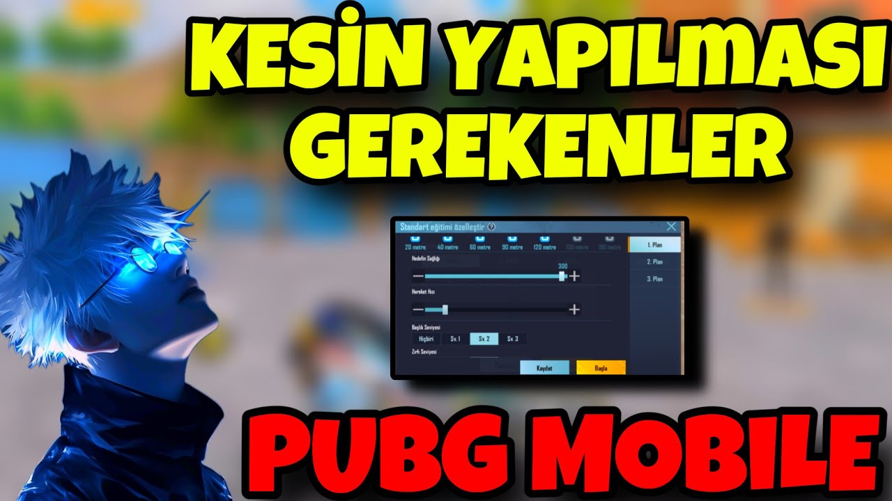 MAÇA GİRMEDEN KESİN YAP BU AYARLARI PUBG Mobile