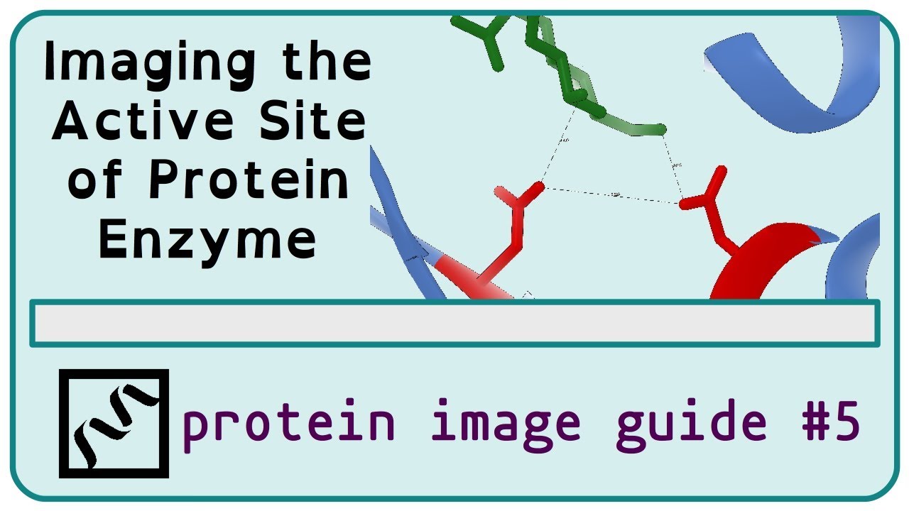 How to Make an Image of the Protein Active Site
