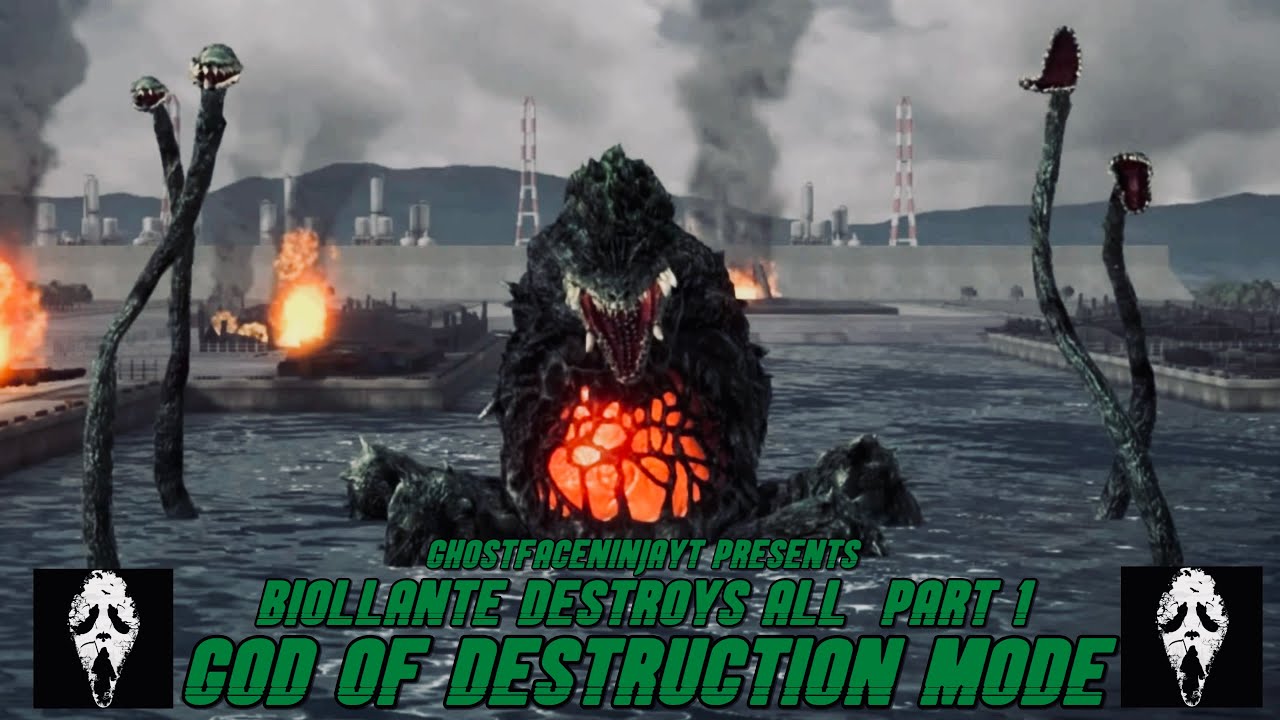 Biollante Destroys All Part 1: Biollante God of Destruction Mode Godzilla PS5
