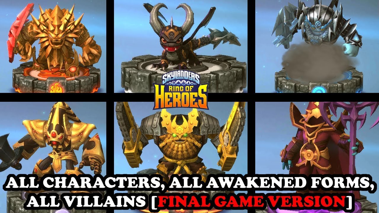 Skylanders: Ring of Heroes [ALL SKYLANDERS + ALL AWAKENED FORMS & ALL VILLAINS] [FINAL GAME]