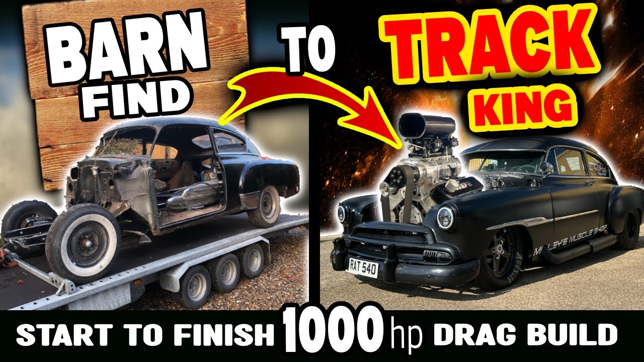 WE BUILT A 1000HP DRAG CAR FROM A BARN FIND IN ONE EPISODE!