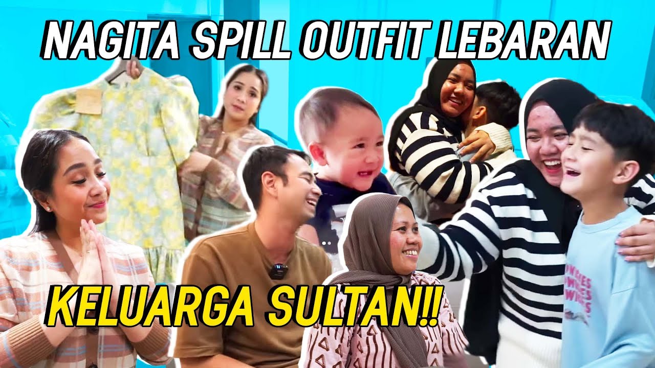 BAJU LEBARAN RAFFI NAGITA SEKELUARGA MEWAH!LALA PAMIT MUDIK, NCUS RINI PUSING JAGAIN CIPUNG&RAFATHAR