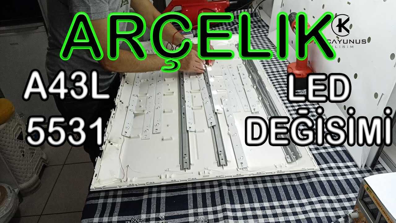 Arçelik A43L 5531 4W2 Led Değişimi