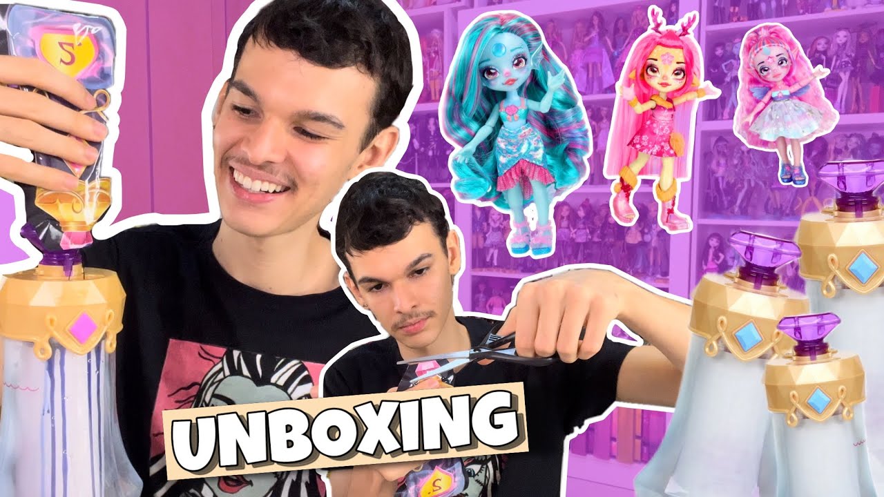 abrindo TODA a coleção das bonecas Pixlings ✂️🔮✨