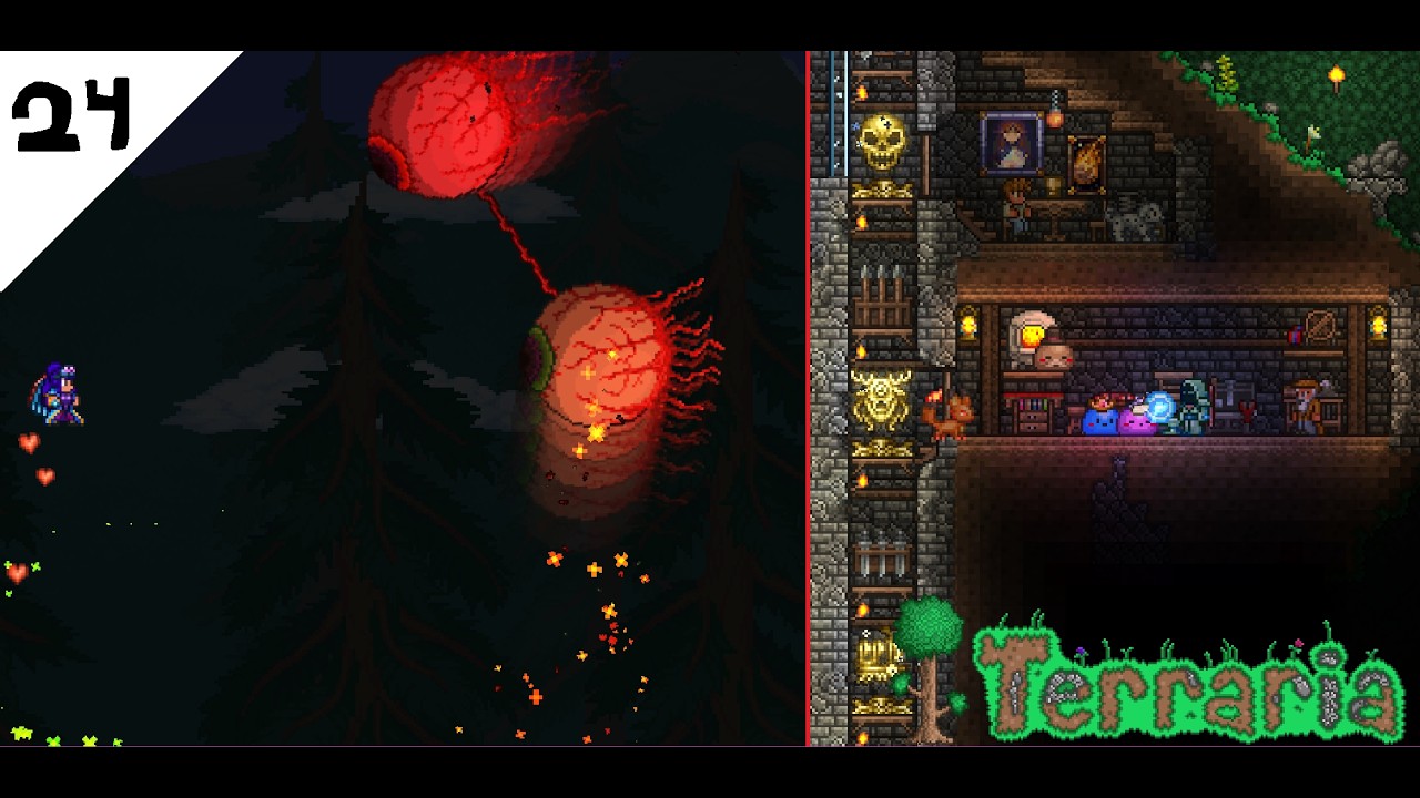 Twins rematch and upgrades (Terraria Part 24)