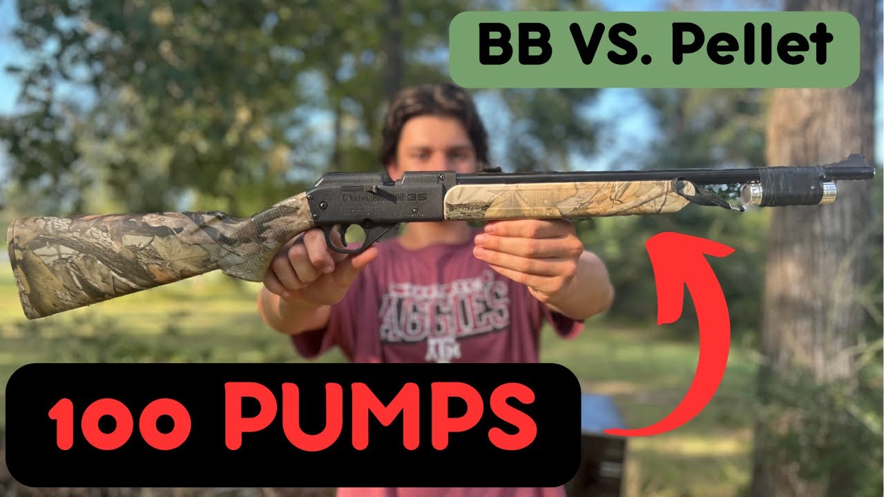 What happens if you over pump a BB gun (100+ pumps bb vs pellets)