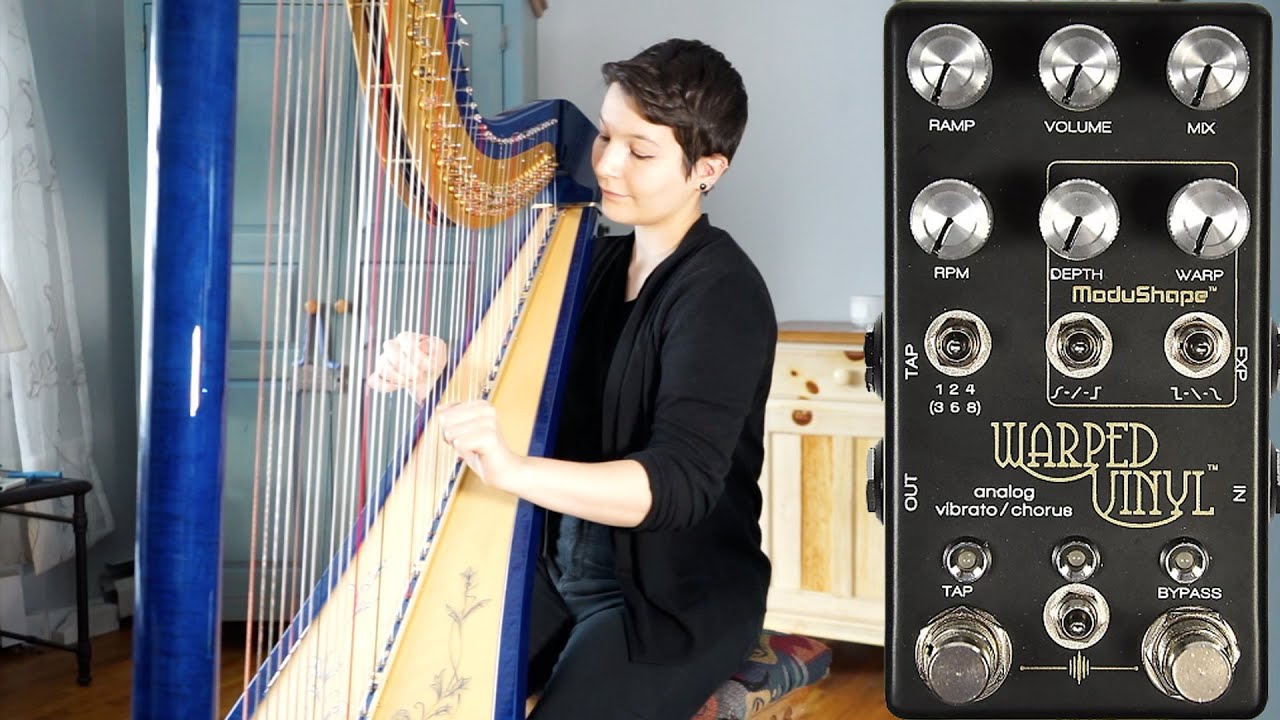 Chase Bliss Audio Warped Vinyl Effects Pedal Demo on Harp