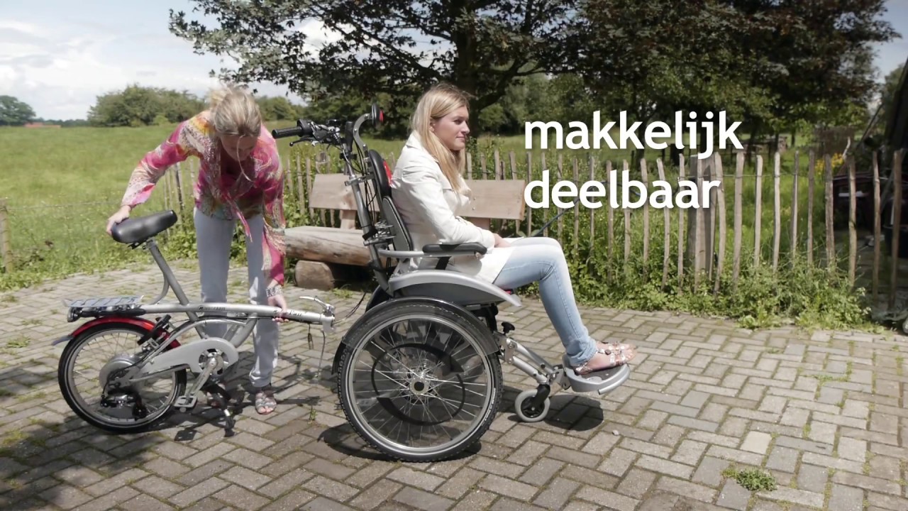 Rolstoelfiets OPair2 (Bekijk ook de video van de OPair3)