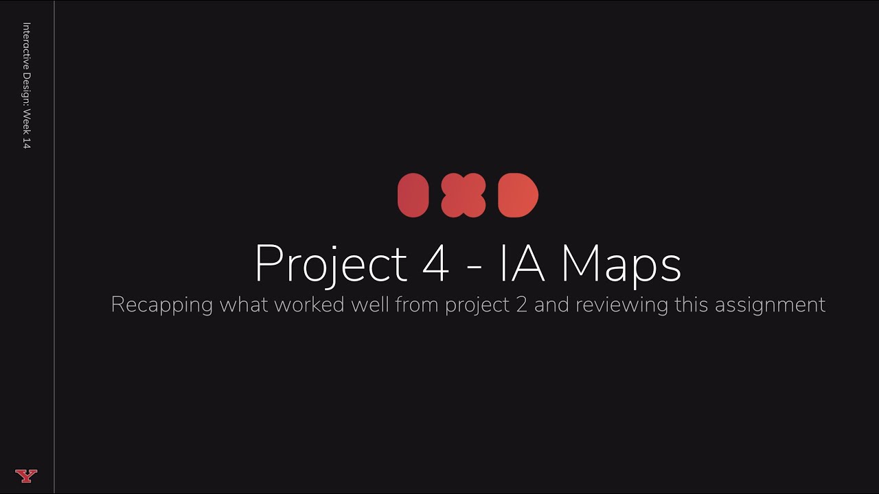 YSU / GID / IXD - IA Map review and project overview