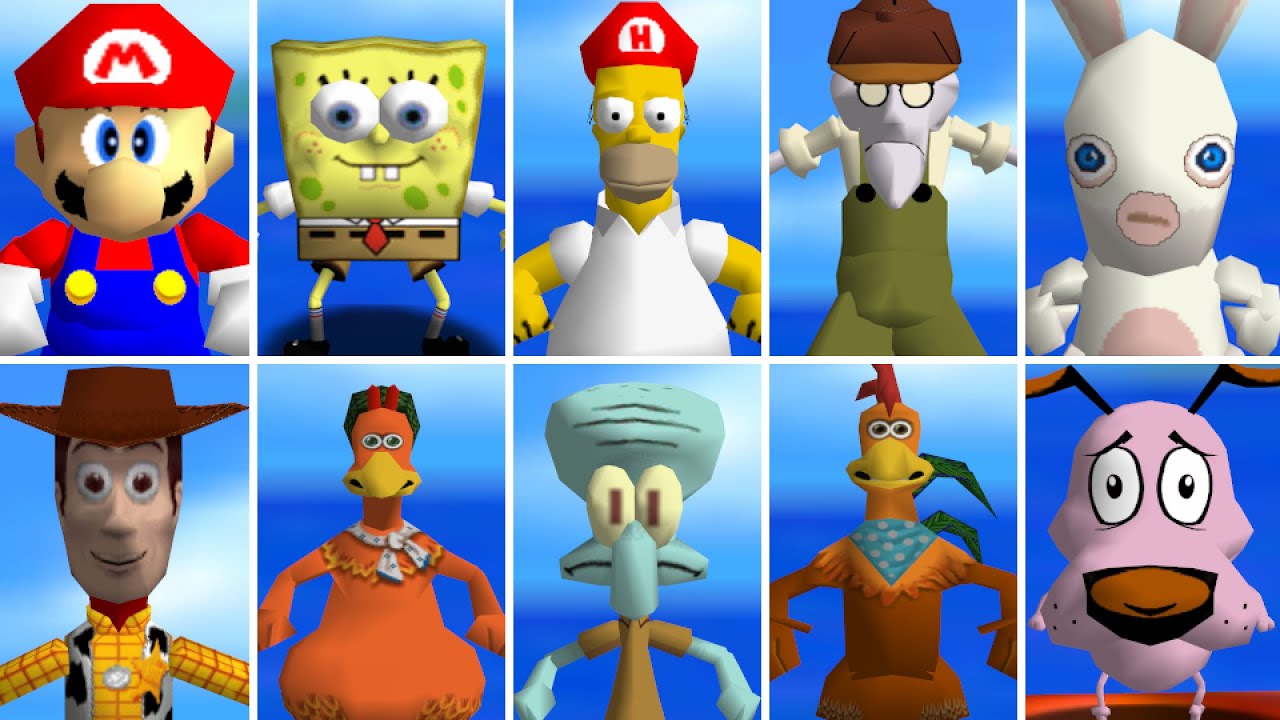 Super Mario 64 Coop DX - Hell Inspector's Custom Character Pack 1.5 (SM64Coop DX).
