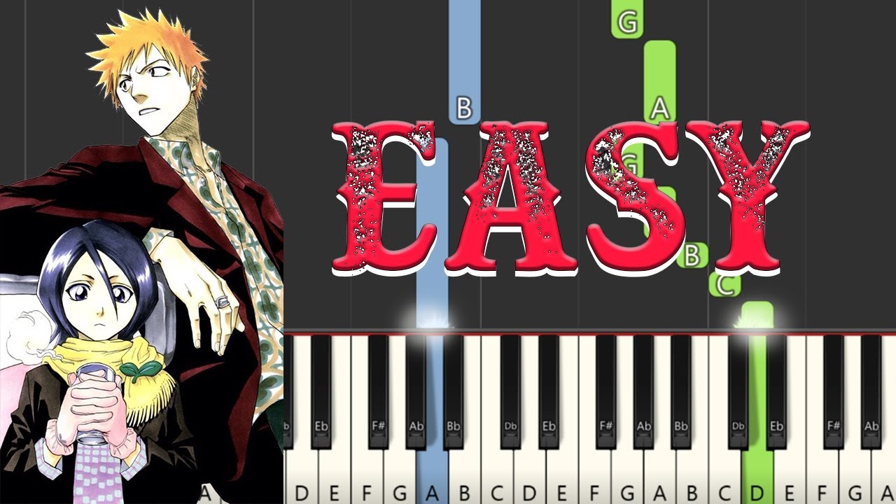 Here To Stay Bleach OST 11  Easy Piano Tutorial + Sheets