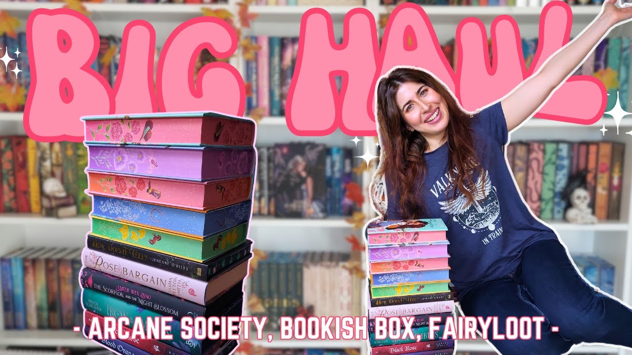 Book Haul📦 Fairyloot Chestnut Springs, Fairyloot February boxes, Bookish Box, Arcane Society Dec Jan