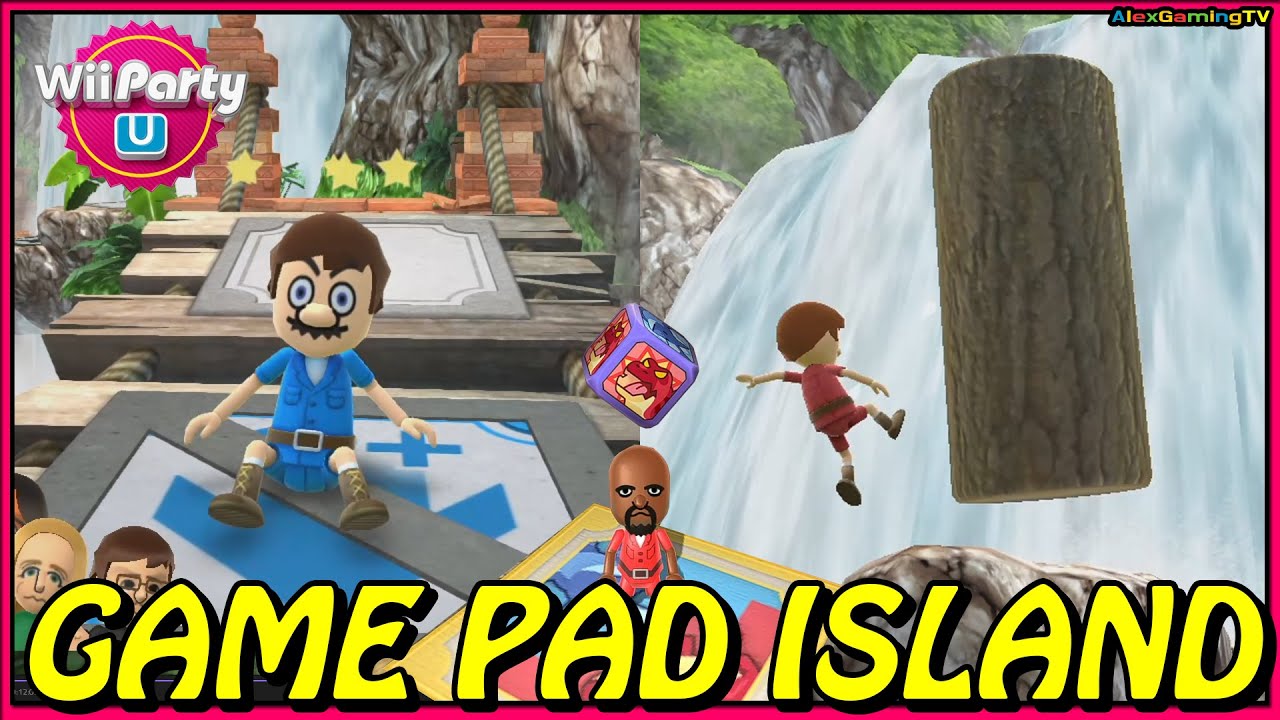 Wii Party U - Game Pad Island🎵 ( Eng Sub )  2 Player Mario Vs Luigi