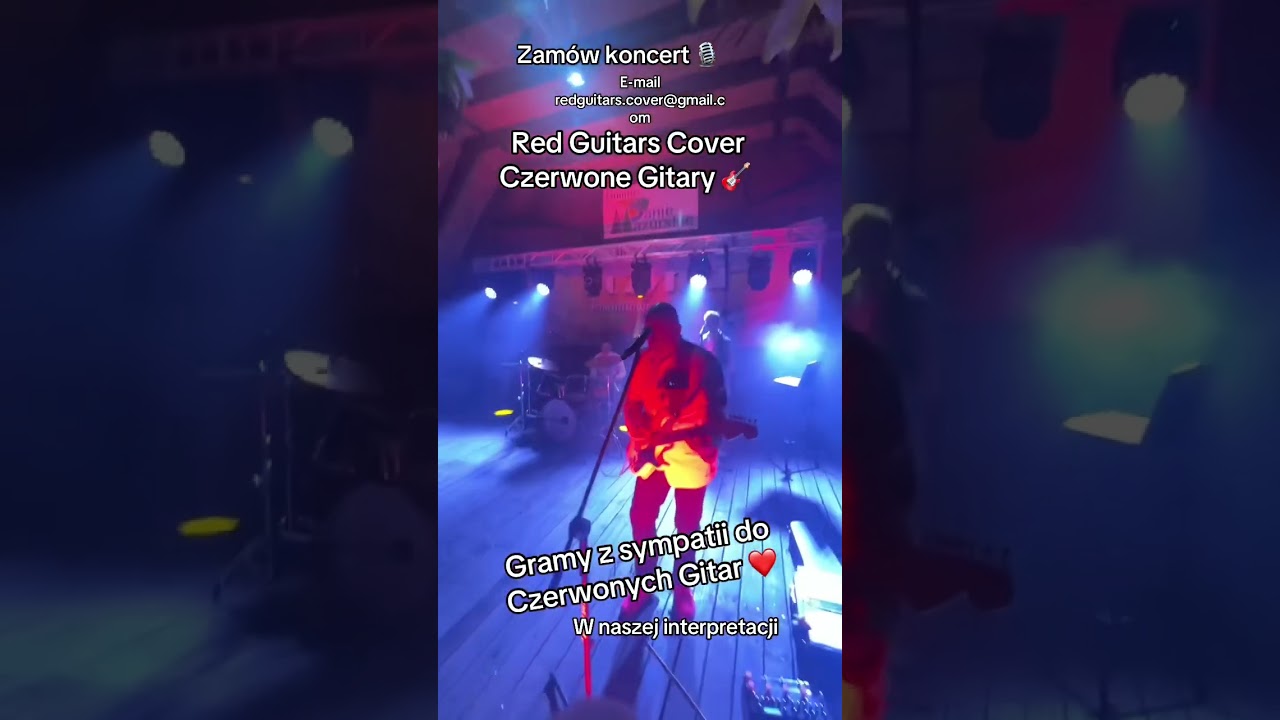 Zesp&oacute;ł na twoją imprezę #muzyka #koncert #czerwonegitary #cover #festyn #jarmark #dlaciebie #występ