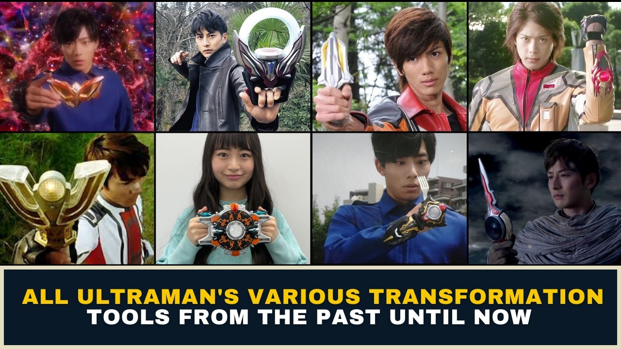All Ultraman's Various Transformation Tools From The Past Until Now #ultraman #ultramantiga