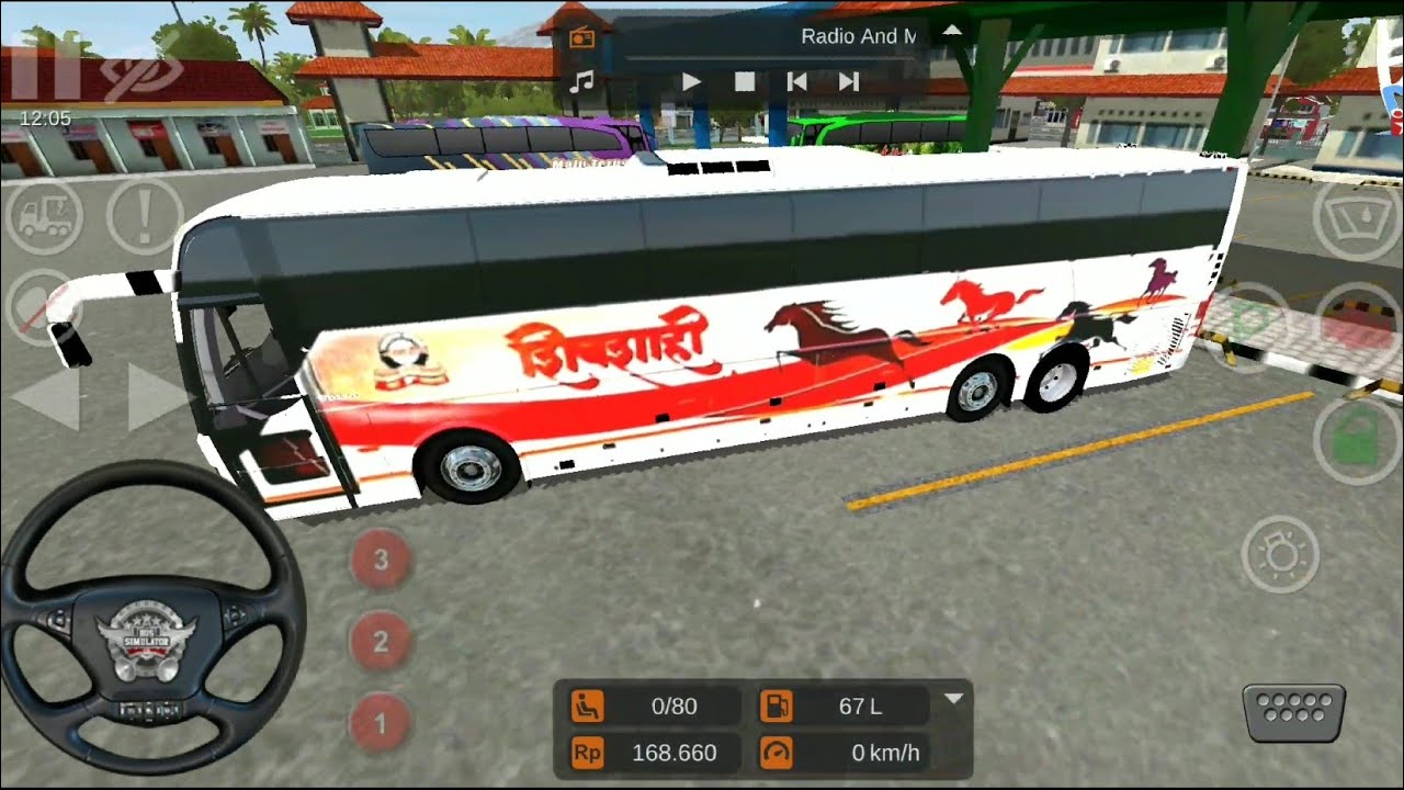 Bus Simulator Indonesia Shivshahi Bus | Rush Driving With Songs | Rush Overtake On Ghat Road Part 1