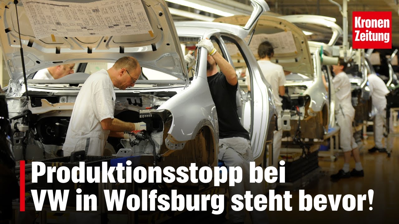 VW-Krise: Produktionsstopp in Wolfsburg droht! | krone.tv NEWS