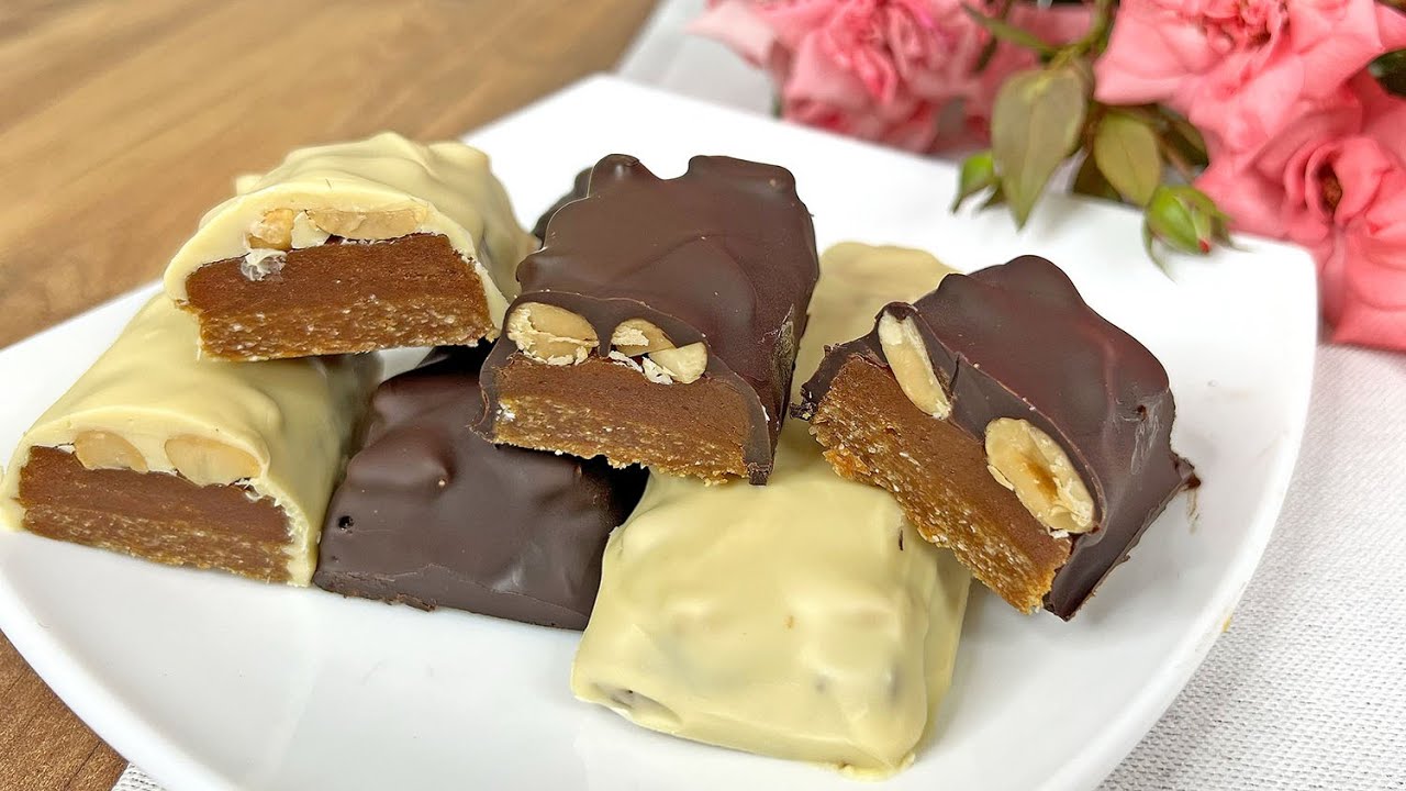 Вкуснее чем сникерс и без сахара / Самый вкусный полезный десерт