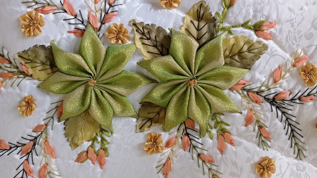# 105 FLOR DE LIST&Oacute;N EN JUEGO DE BA&Ntilde;O (EMBROIDERY)