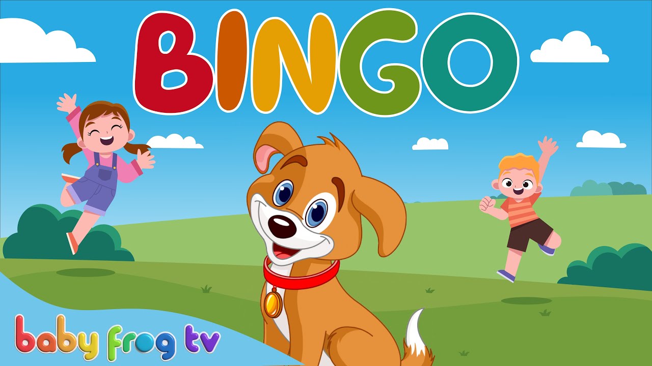 Bingo Dog Song 🐾 | Nursery Rhymes With Lyrics 🎶 | Kids Songs | Cartoon Animation for Kids