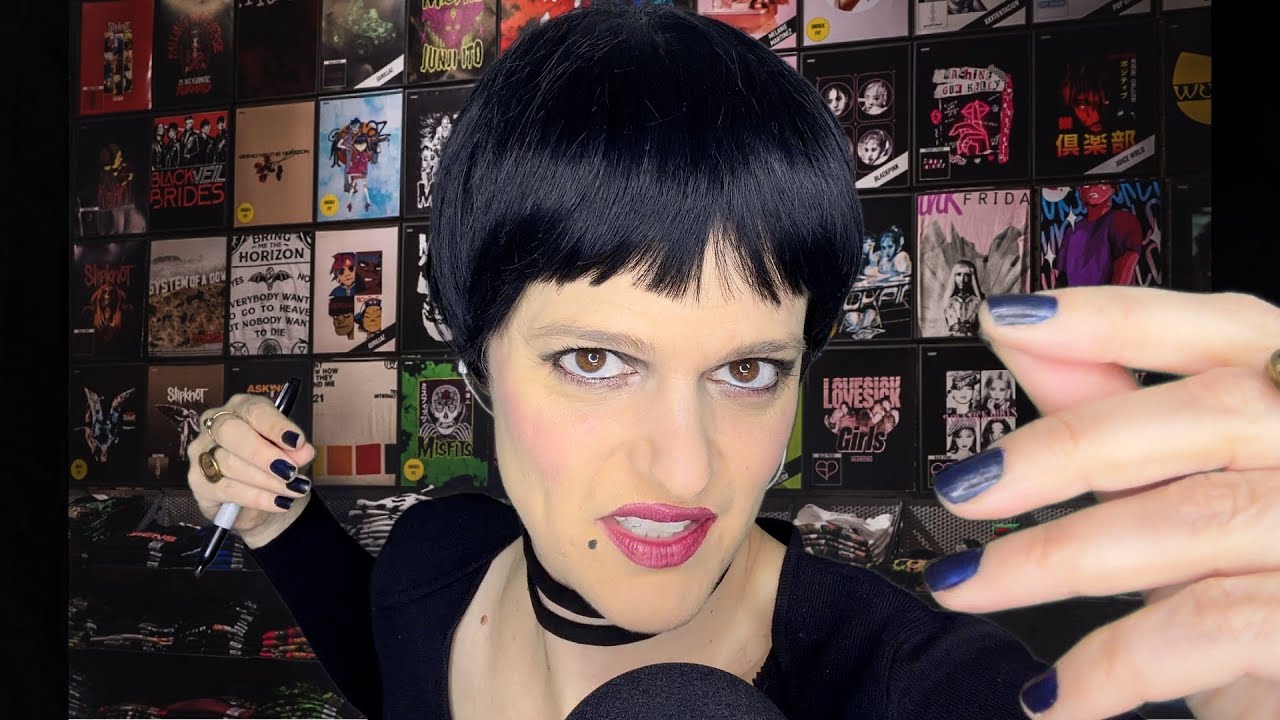🖤Chill Hot Topic emo manager interviews you | Crispy Whispered ASMR Roleplay, oddly satisfying vibes