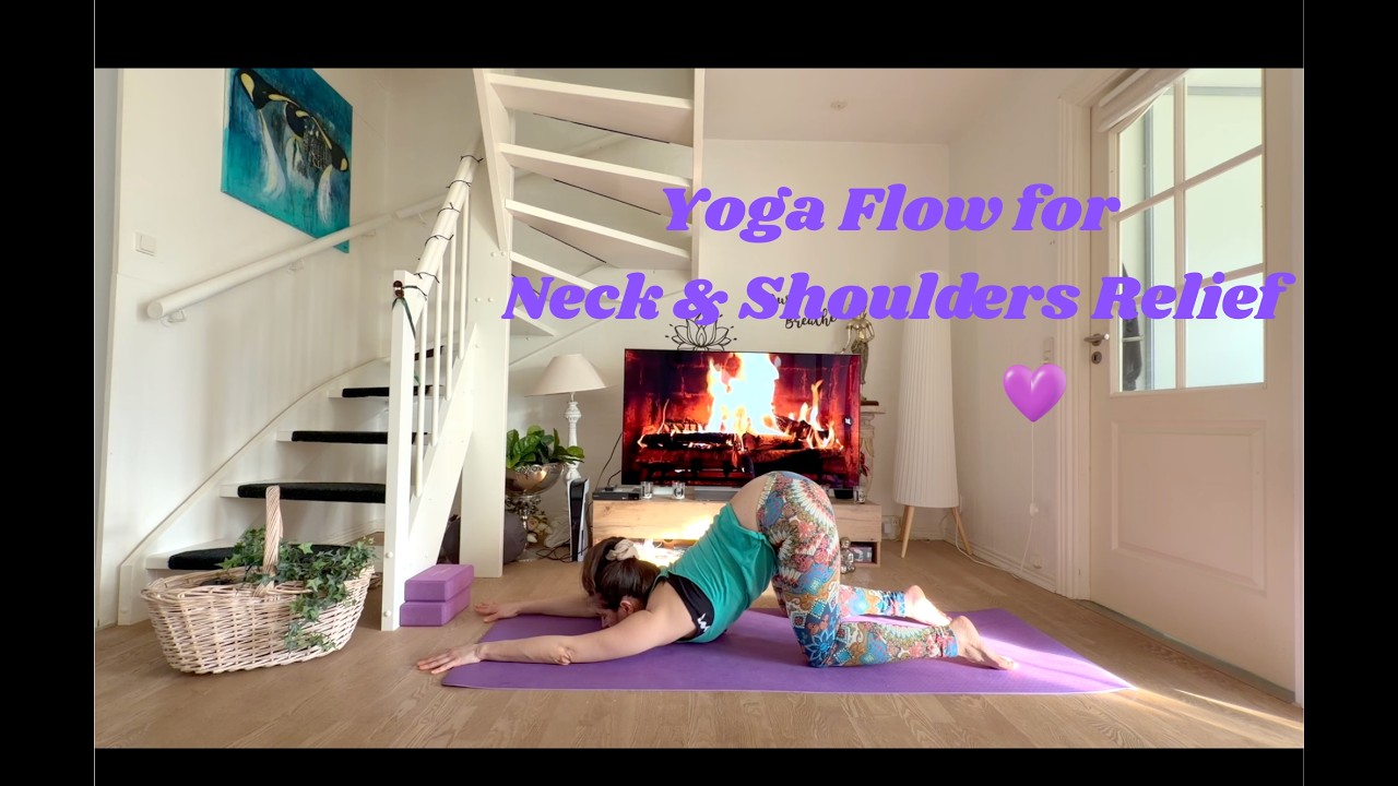 15 Min Yoga Flow for Neck & Shoulders | Release Tension & Improve Mobility 🌸