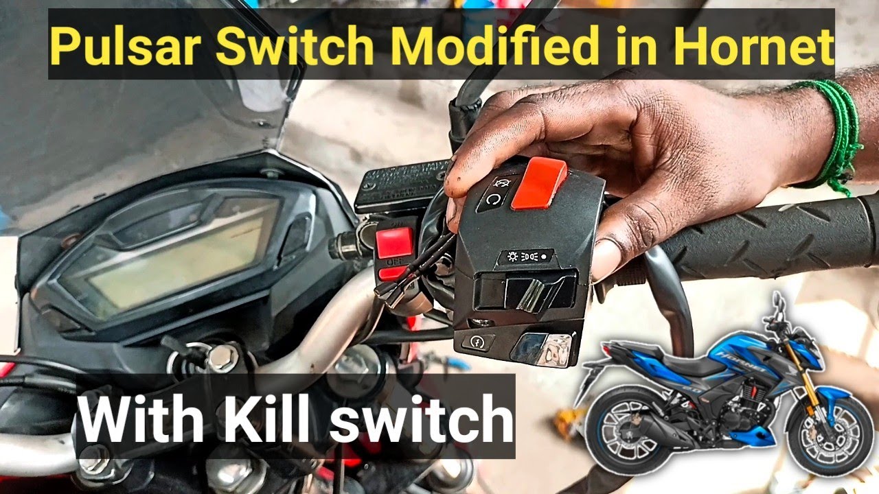 PULSAR Switch kit Modified in Honda HORNET/TAMIL..