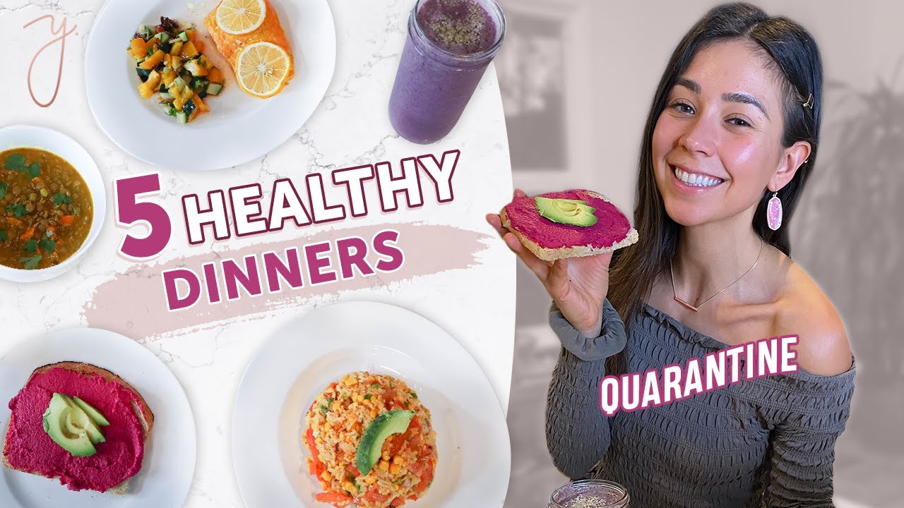 QUARANTINE COOKING: 5 Easy, Healthy and Tasty meals