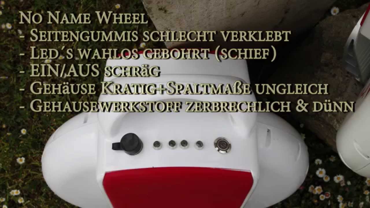 Elektrisches Einrad / Vergleich Airwheel X3 & NoName / ebay