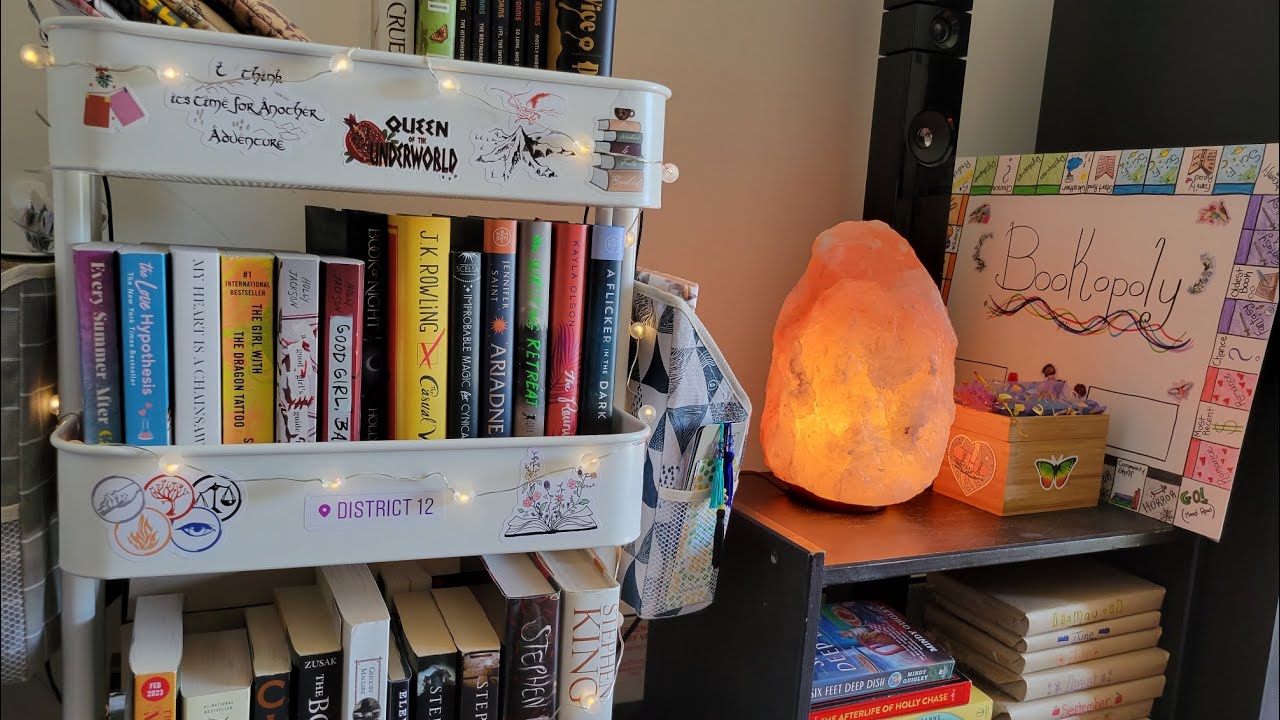 ASMR Bookshelf & TBR Cart Update! [Soft Spoken]