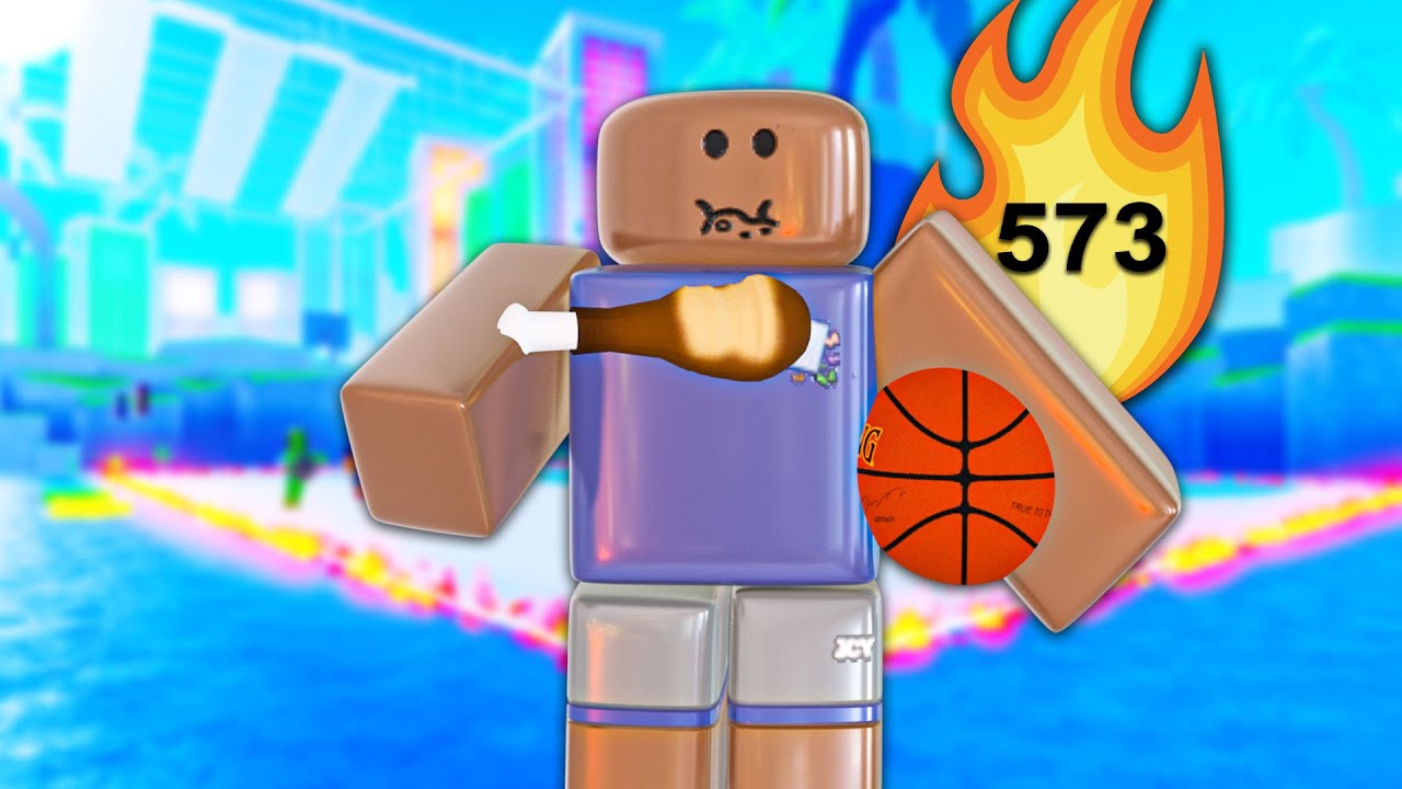 Playing ROBLOX Hoopz Basketball.... While Fat