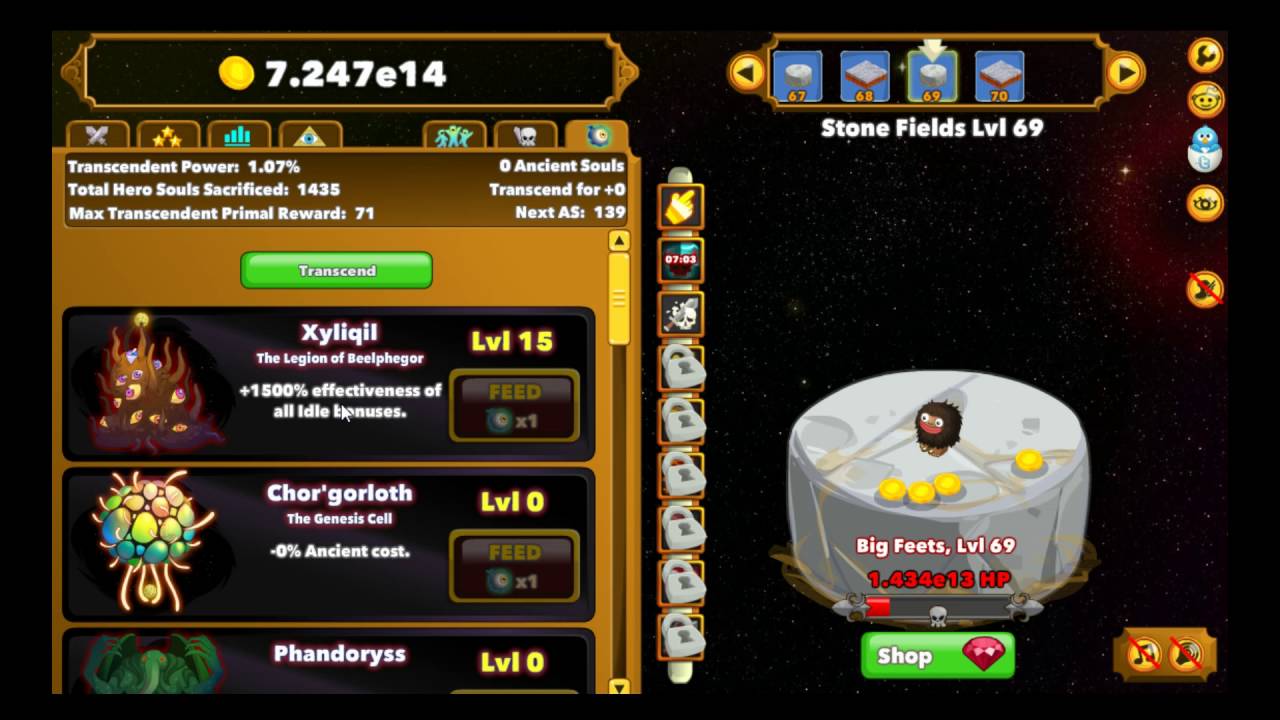 Clicker Heroes [5]: Transcend!