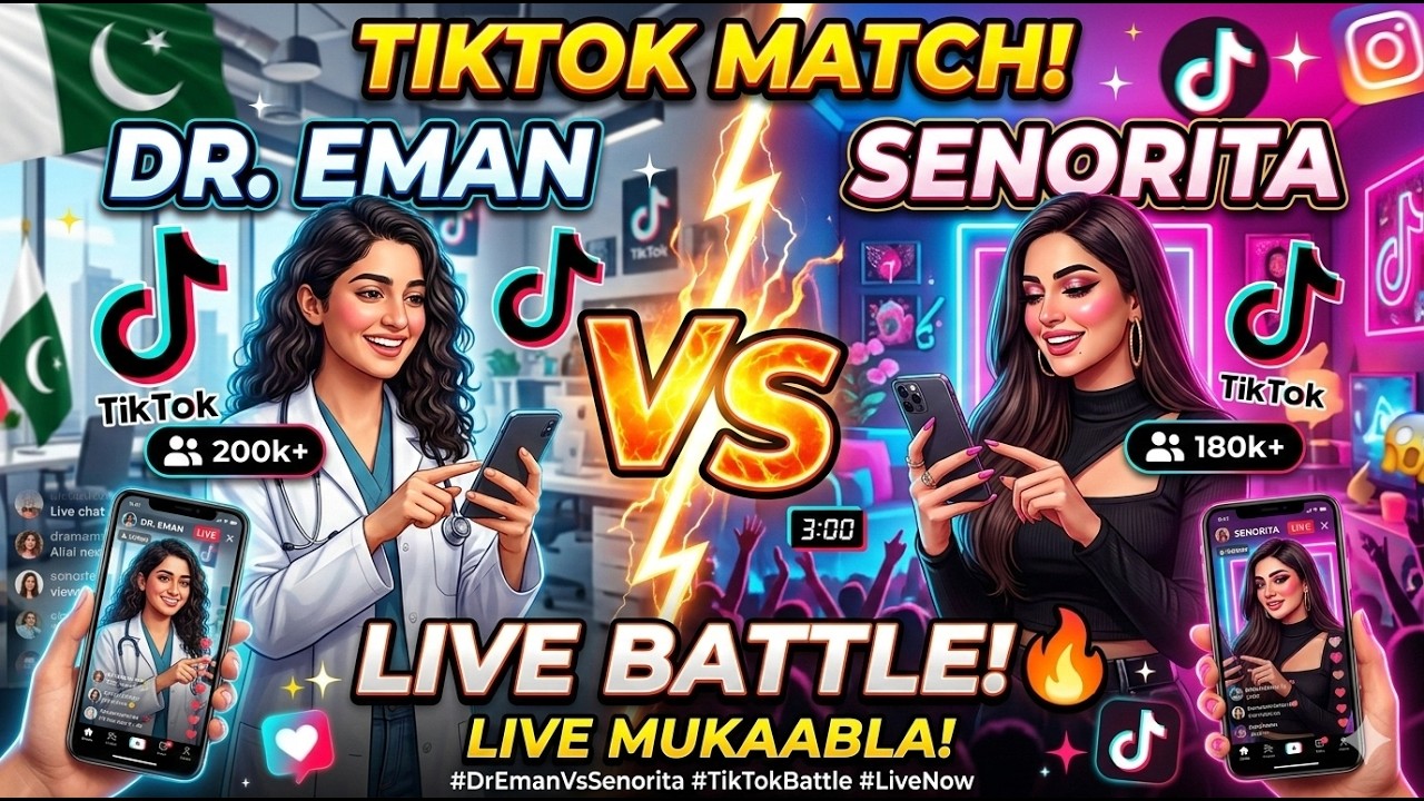 DR Eman vs Senorita Match Today  11 Feb 2026 #tiktoklive#tiktok