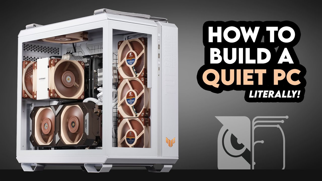 Silence IS Golden! | Quiet Gaming PC Build | ASUS TUF Gaming GT502 | Noctua 4080, NH-U12A, 13900K