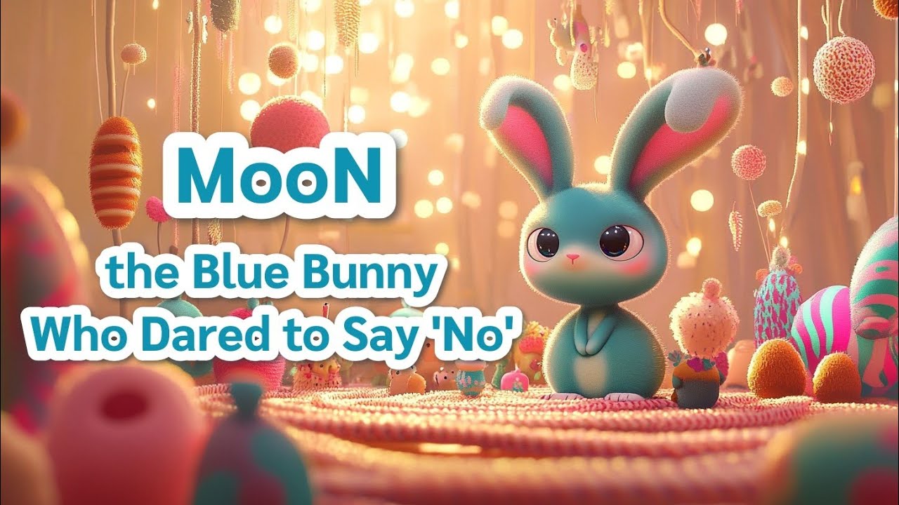 Moon the Blue Bunny | A Gentle Story About Standing Up for Yourself | Bedtime Story for Kids
