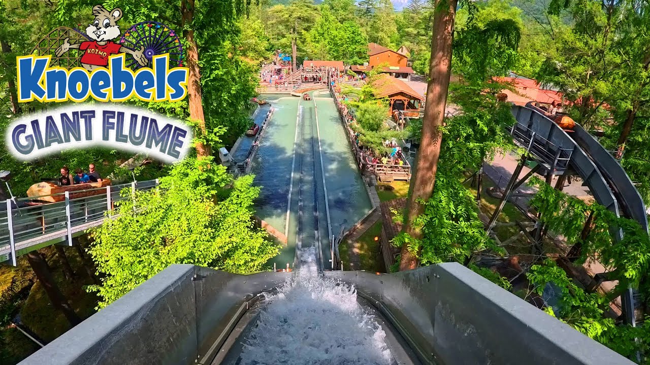 Giant Flume 4K Front Seat POV - Knoebels