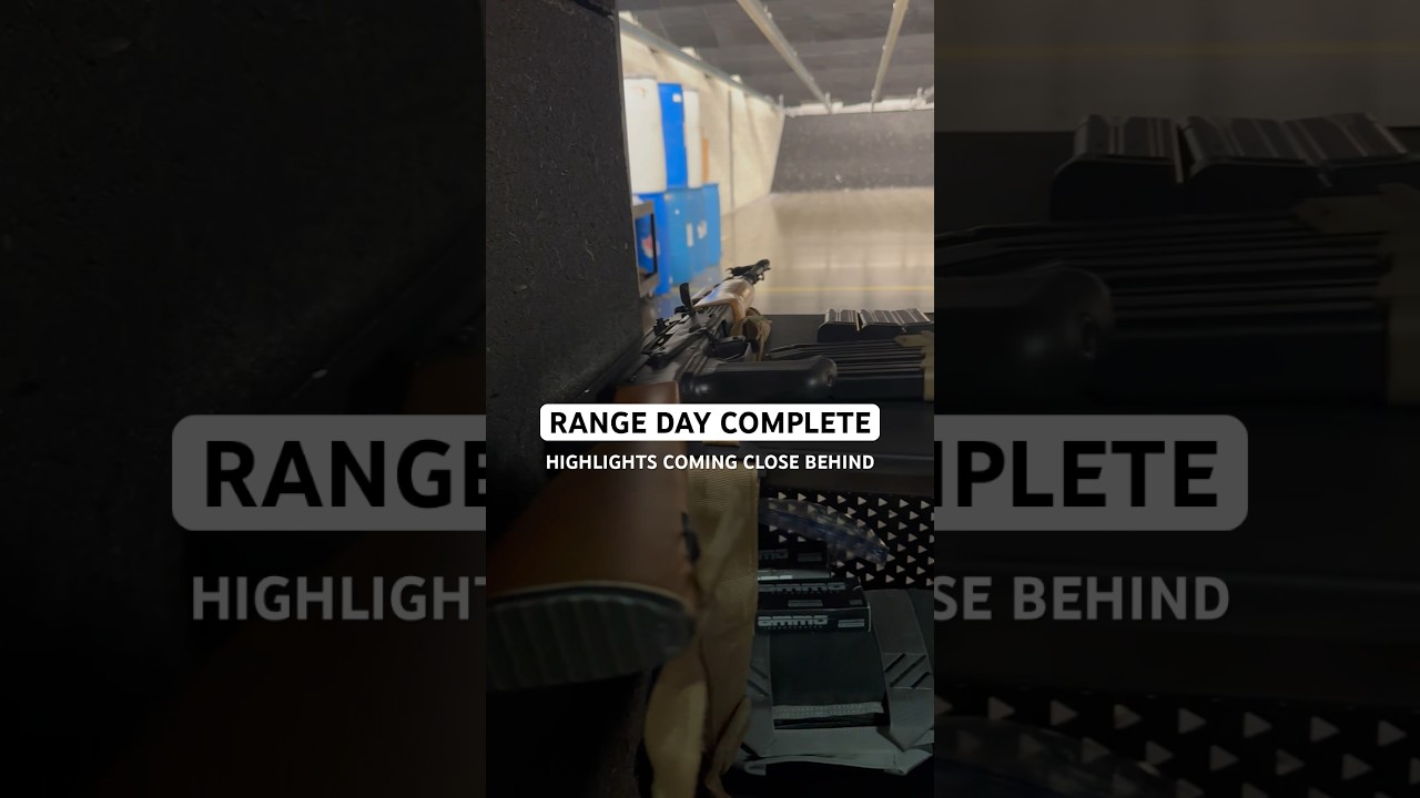 Got some good highlights to share including some Binary Triggers #guns #shooting #range #fyp #akm