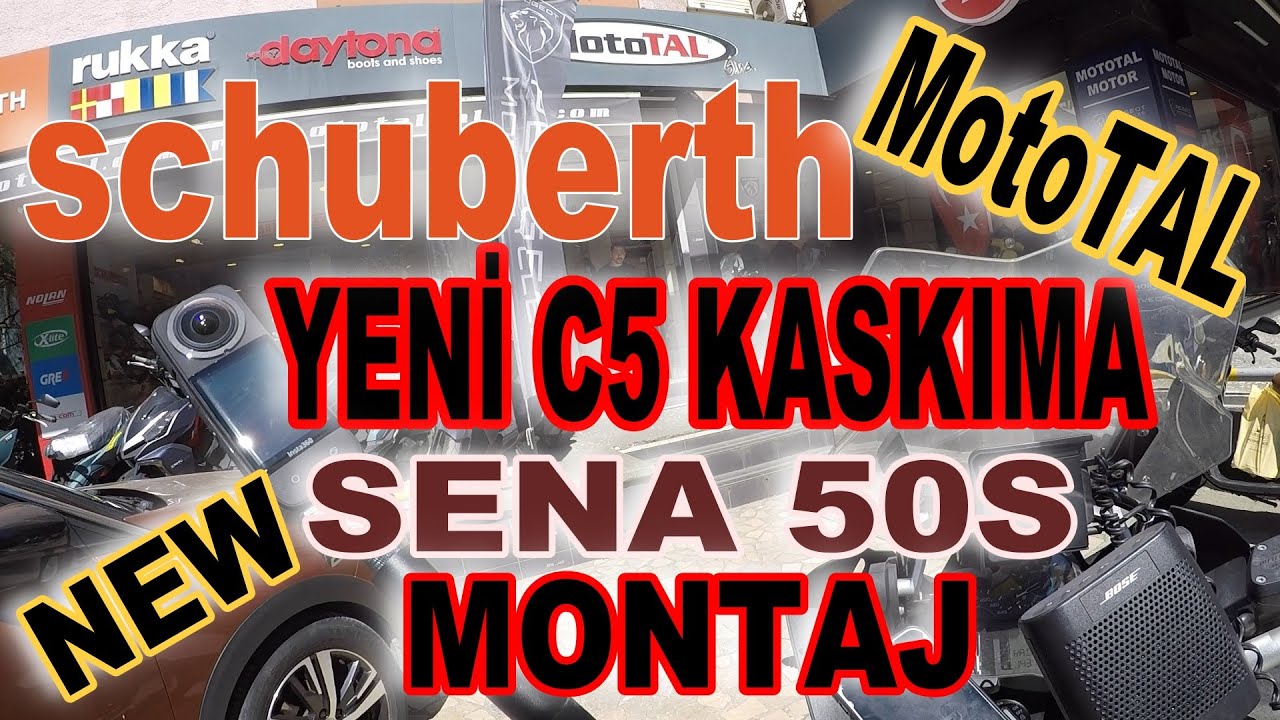 YENİ 2024 C5 MODEL schuberth KASKIMA SENA 50S MODEL İNTERKOM MONTAJI YAPIYORUM KUSURSUZ BİR MONTAJ.