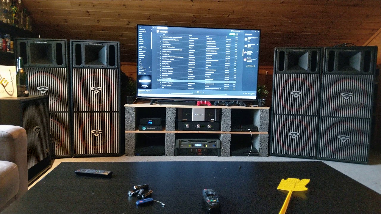 4 Cerwin-Vega! CVP2153 on Crown XTi-4002