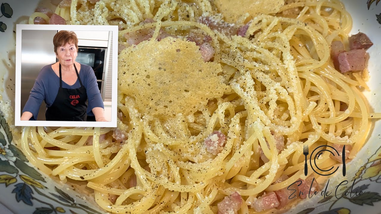 Los auténticos ESPAGUETI CARBONARA