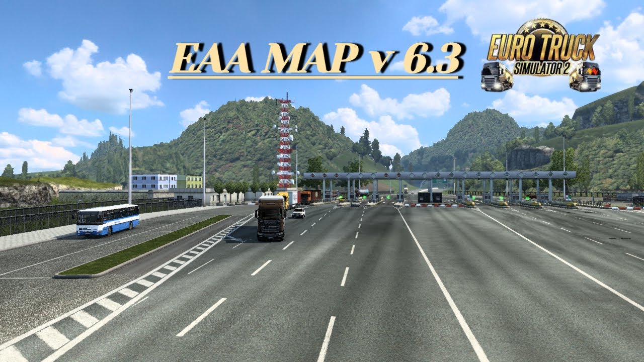 Мод &laquo;EAA MAP&raquo; V6.3  Euro Truck Simulator 2 (v1.42.x)