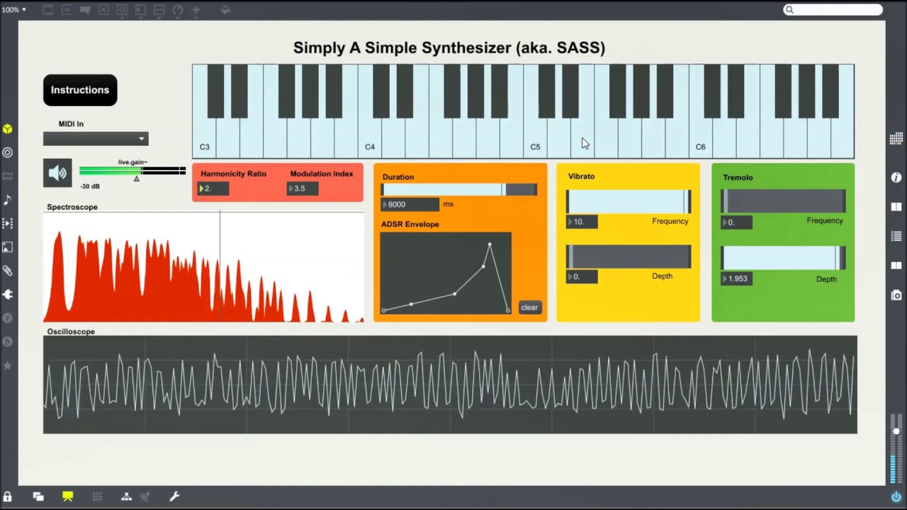 Simply a Simple Synthesizer aka. SASS