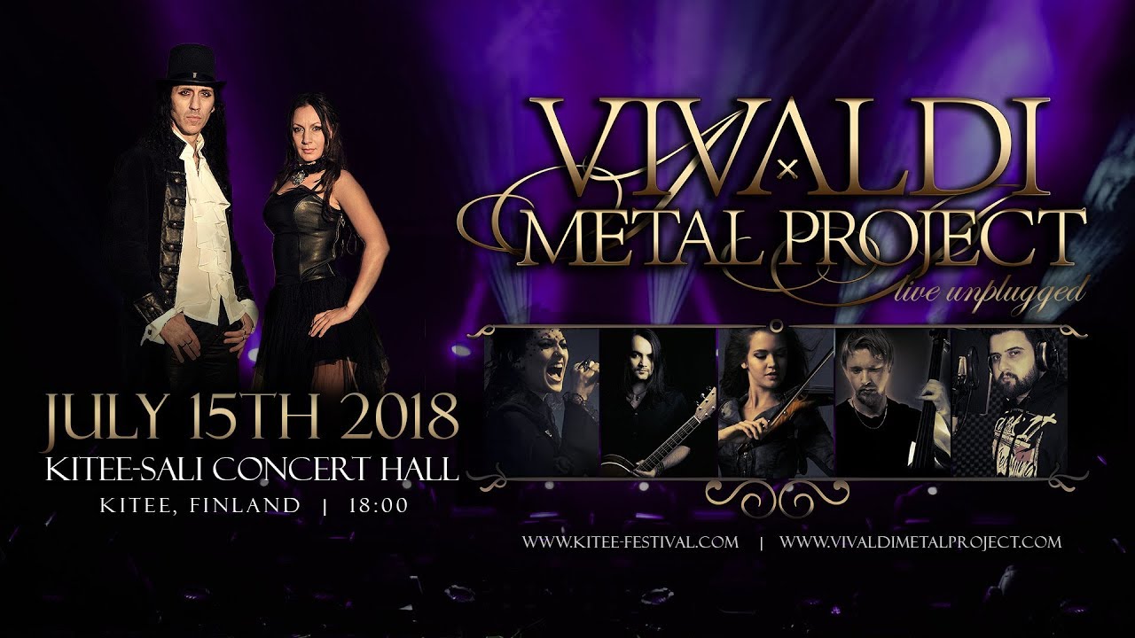 Vivaldi Metal Project - THE FOUR SEASONS - Medley Live Unplugged in Kitee, Finland - World Premiere