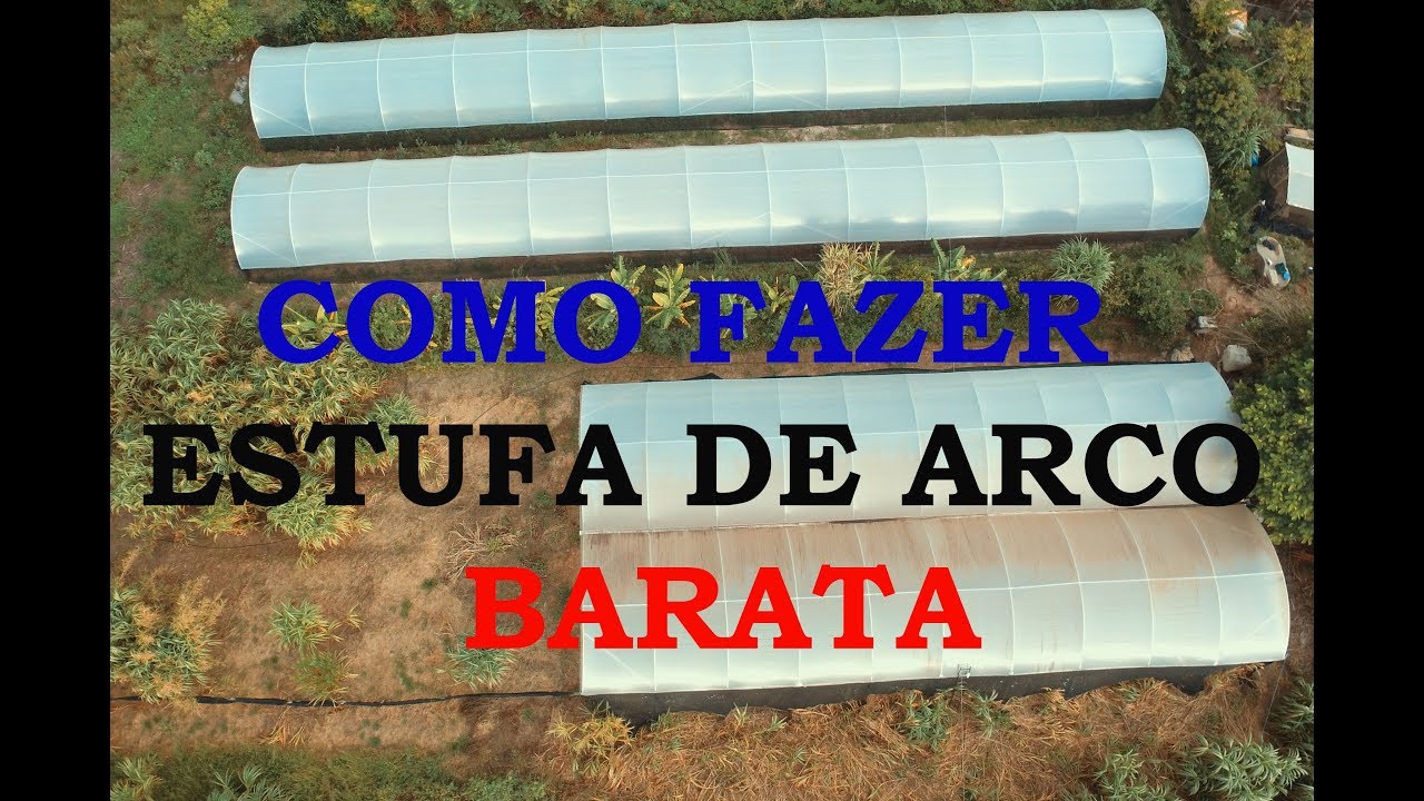 Como Fazer Estufa de Arco Barata para plantação tomate