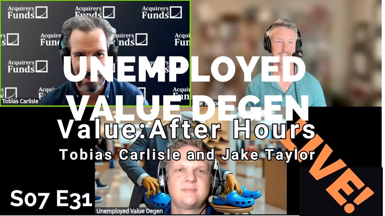 Unemployed Value Degen Stephen Farrington on small cap stocks $PTLO and $CROX | S07 E31