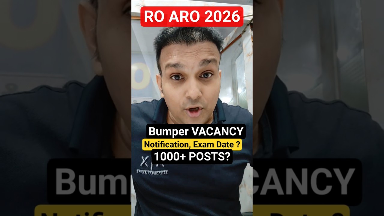 RO ARO 2026 BIG VACANCY NOTIFICATION EXAM DATE Latest news update #viralvideo #shortvideo #uppsc