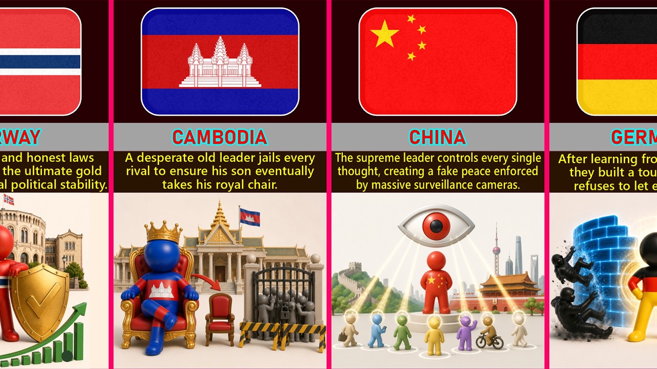 Countries With the Most Stable Political Systems