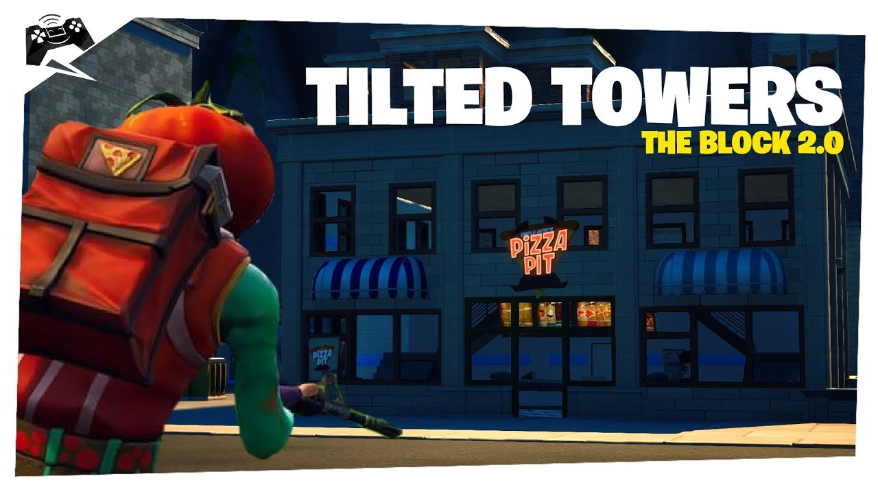 I Made a Tilted Towers Building in Fortnite Creative! (The Block 2.0)